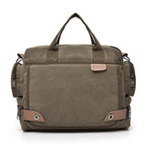 Multi-function Canvas Men Briefcase Bag Fashion Shoulder Bag For Men Business Casual Crossbody Messenger Bag Travel Bags ZXD6