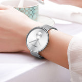 CRRJU Women's Watches 2021 Luxury Ladies Watch Fashion Minimalist Waterproof Slim Band Watches for Women Gift Reloj Mujer