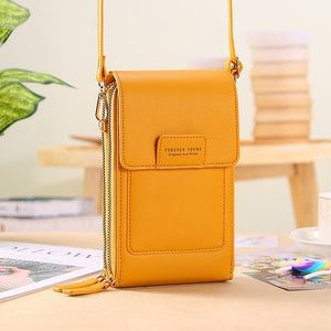 Fashion Transparent Women Shoulder Bag Summer Small Phone Yellow Handbag Pocket Momen's Crossbody Bags Brand Luxury Girls Purse