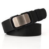 Men Belts Canvas Fabric High Quality Nylon Alloy Buckle Webbing Belts for Men Casual Sports  Comfortable Strap HB006