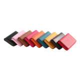 1pcs Business Card Holder PU Leather Large Capacity Name Card Box Bank Card ID Card Storage Case