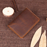 Cover Men Wallet ID Credit Card Case Vintage Male Passport Holder for Men Slim Document Crazy Horse card holder wallet