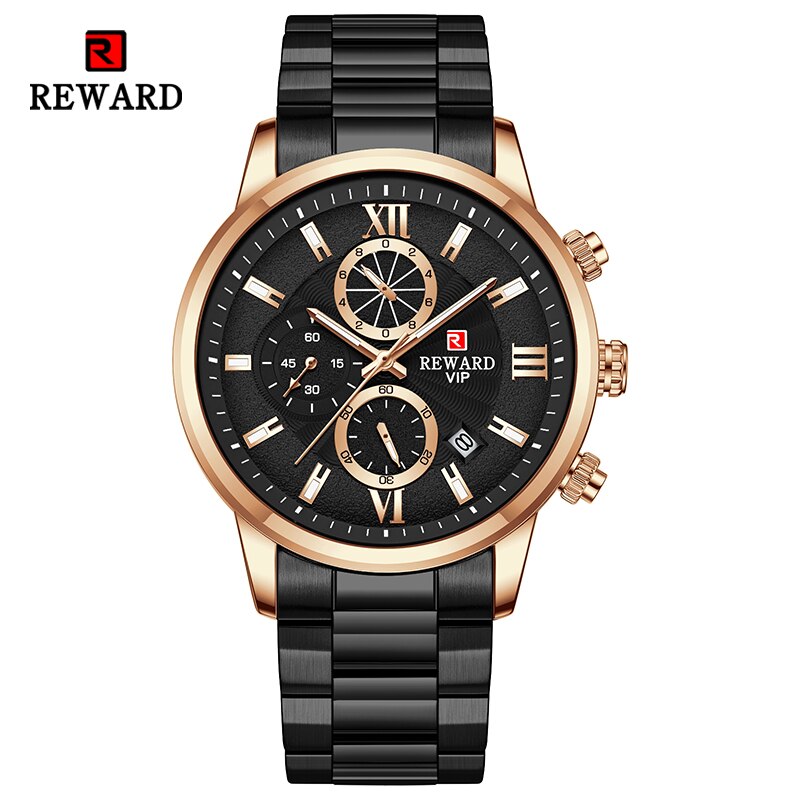 Stainless Steel Sport Wristwatch | Stainless Steel Watches | Reward Watch  Men - 2023 New - Aliexpress