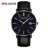 New Luxury Men's Star Watches Fashion Business Stainless Steel Strap Wrist Watch Double Calendar Clock