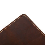 Leather card case passport holder