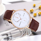 Famous Brand Luxury Watch Sports Men's Wristwatches Stylish Casual Leather Watchband Clocks Alloy Watch Case Relogio Masculino