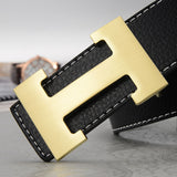 2021 HJones Men Belts H Logo Leather for Classic Unique Design Business Elegant Feel Fashion Comfortable Colorful Style L1