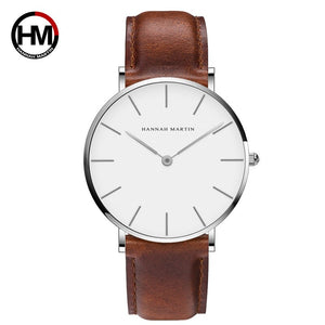 Hannah Martin Mens Watches Top Luxury Brand Quartz Boys Watches Fashion Business Life Waterproof Wrist Watch Relogio Masculions