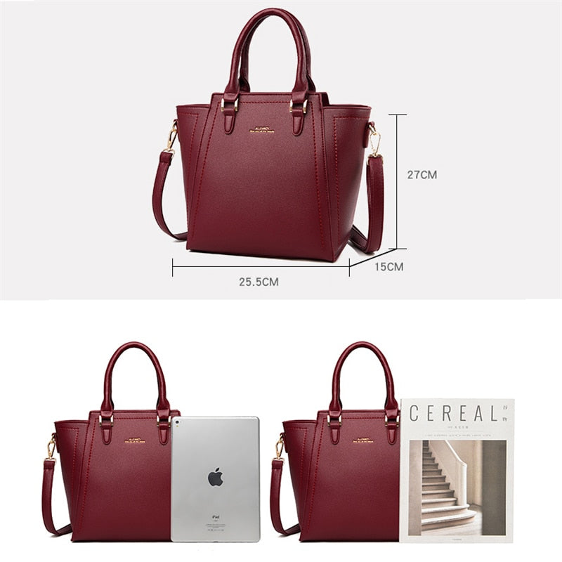 Casual Tote Handbags for Women Classic Shopper Bag Big Pocket Leather  Purses VIP Luxury Designer Tassel Shoulder Bag
