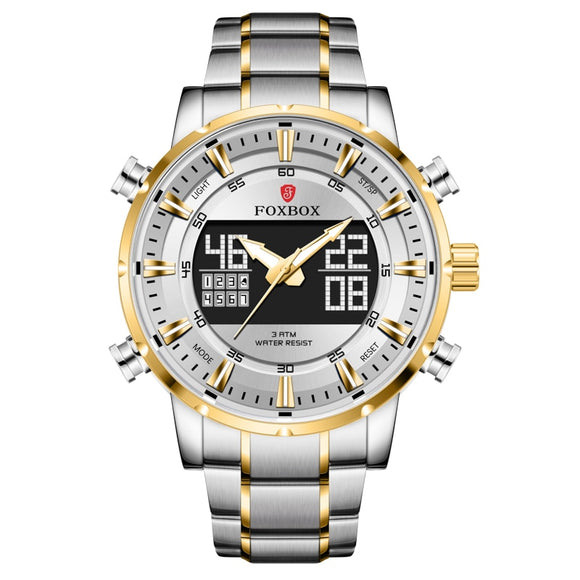 LIGE Watches For Men Luxury Brand Sport Quartz Wristwatch Waterproof Military Digital Clock Steel Men Watch Relogio Masculino