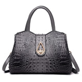 Gykaeo Luxury Handbags Women Bags Designer Fashion Crocodile Pattern Tote Bag Ladies Large Capacity Shoulder Bags Bolsa Feminina