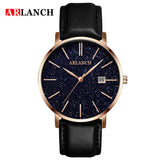 New Luxury Men's Star Watches Fashion Business Stainless Steel Strap Wrist Watch Double Calendar Clock