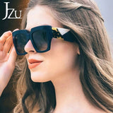 Square Oversized sunglasses Women 2021 Brand Designer Big Frame Men Sun Glasses Windproof Shades Driving Goggles gafas de sol