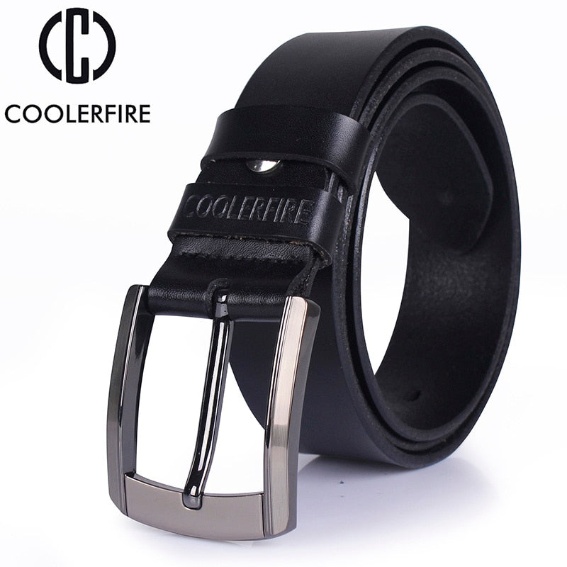 men high quality genuine leather belt luxury designer belts men cowski –  VEGAMONO