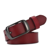 Women's strap casual all-match Women brief genuine leather belt women strap pure color belts Top quality jeans belt WH001