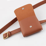 Fashion Women Belt Bags Solid Color Shoulder Waist Bags Women PU Leather Fanny Pack Casual Purse Wallet Chest Belt Crossbody Bag