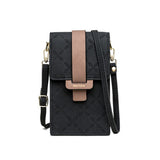 Plaid Print Messenger Bags Woman 2021 Fashion Small Crossbody Bags For Mobile Phone Mini PU Leather Shoulder Messenger Bag Girls