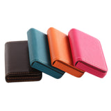 1pcs Business Card Holder PU Leather Large Capacity Name Card Box Bank Card ID Card Storage Case