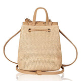 Straw Bag Women Straw Backpack Handmade Rattan Female Summer Fresh  Sweet Backpacks Wicker Bags for Women