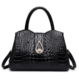 Gykaeo Luxury Handbags Women Bags Designer Fashion Crocodile Pattern Tote Bag Ladies Large Capacity Shoulder Bags Bolsa Feminina