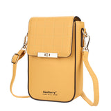 Brand Designer Small Shoulder Bag Women Pu Leather Phone Pocket Card Purse Ladies Mini Crossbody Messenger Bags Female Wallet