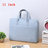 Portable Waterproof Laptop Bag Business Office File Storage Organizer Travel Out Macbook Computer Handbag Accessories Supplies