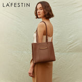 LA FESTIN luxury Designer large-capacity handbag fashion shoulder bag 2021New women's hand-held leather niche handbags for women