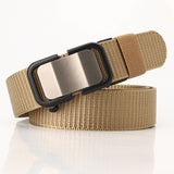 Men Belts Canvas Fabric High Quality Nylon Alloy Buckle Webbing Belts for Men Casual Sports  Comfortable Strap HB006