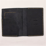Yellow Passport Wallet women Travel Passport Cover Case Document Holder Credit Card Holder Coin Purse Handmade Genuine Leather