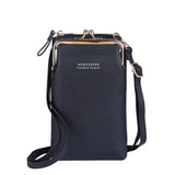 Plaid Print Messenger Bags Woman 2021 Fashion Small Crossbody Bags For Mobile Phone Mini PU Leather Shoulder Messenger Bag Girls