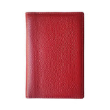 100% Genuine Leather Passport Holder Soft Candy Color Case Cow Leather Cover For The Passport Wallet Suit for Custom name/logo