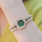 BS Women Watch Famous Luxury Brands Diamond Ladies Wrist Watches Female Small Wristwatch Rose Gold Watch Women Montre Femme 2020
