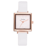 2021 Luxury Rose Gold Elegant Women's Watch Fashion Casual Leather Quartz Wrist Watches Ladies Watches for Women