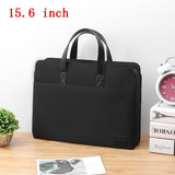 Portable Waterproof Laptop Bag Business Office File Storage Organizer Travel Out Macbook Computer Handbag Accessories Supplies