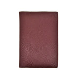 100% Genuine Leather Passport Holder Soft Candy Color Case Cow Leather Cover For The Passport Wallet Suit for Custom name/logo