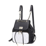 Genuine cow leather Backpack Women cowhide Korean style fashionable vertical crossbody shoulder school bags for teenage girls