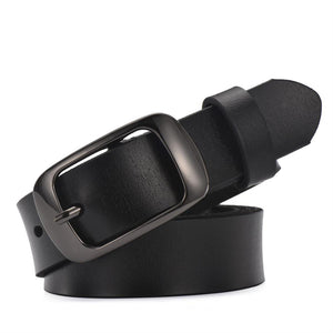 Women's strap casual all-match Women brief genuine leather belt women strap pure color belts Top quality jeans belt WH001