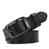 Women's strap casual all-match Women brief genuine leather belt women strap pure color belts Top quality jeans belt WH001