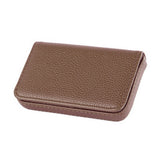 1pcs Business Card Holder PU Leather Large Capacity Name Card Box Bank Card ID Card Storage Case