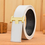 luxury genuine leather men belt pin buckle men's natural cow skin designer belts with case male cowhide belts hot sale men gift