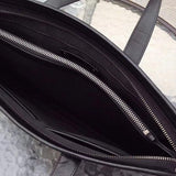 Fashion Men Cowskin Genuine Leather Top Handle Bags Male High Quality Luxury Woven Business Cowhide Designer Handbag Briefcase