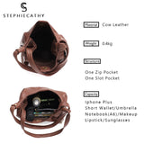 SC 2019 Brand Retro Real Leather Shoulder Bags For Women Vintage Soft Leather Backpack Girls Day Pack School Bag Ladies knapsack