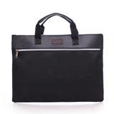 2019 A4 bag for Office Man Woman Oxford Cloth Briefcase Business Men Ladies Portable Zipper  File Bag Double Deck Data Package