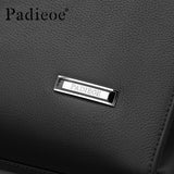 Padieoe Luxury Brand Genuine Real Cow Leather Laptop Bags Business Men Briefcases  Men Handbag Totes Casual Male Bag Shoulder