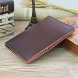 Designer Soft Leather Men Passport Cover Split Leather Business Passport Holder Pasport Passport case