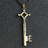 Attack On Titan Necklace Eren Key Shingeki No Kyojin Pendant Fashion Vintage Retro Anime Jewelry For Men Cosplay Wholesale