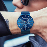 MEGALITH Mens Watches Top Brand Luxury Waterproof Wrist Watch Ultra Thin Date Quartz Watch For Men Sports Clock Erkek Kol Saati