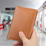 Genuine Leather Passport Holder Passport Cover passport-cover Russia Case for Car Driving documents Travel Wallet Organizer Case