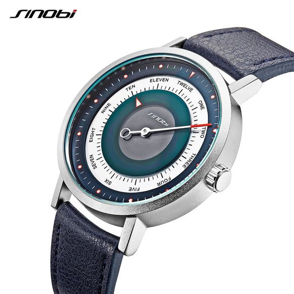 SINOBI New Creative Watch Mens Sports Watches Man's Quartz Wrist Watch Male Military Clock Casual Mysterious Sky Style Relogio