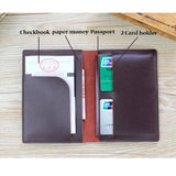 Designer Soft Leather Men Passport Cover Split Leather Business Passport Holder Pasport Passport case